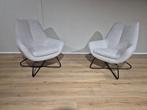2x Montel Action - Fauteuil - NIEUW - Boucle - Stof - Design, Huis en Inrichting, Stoelen, Voltastraat 21, Barneveld, Twee, Wit