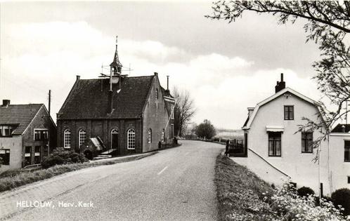 Hellouw, Herv. Kerk - ongelopen, Verzamelen, Ansichtkaarten | Nederland, Ongelopen, Utrecht, 1940 tot 1960, Ophalen of Verzenden