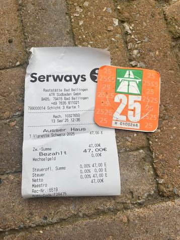 Vignet Zwitserland beschikbaar voor biedingen