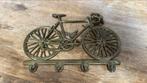 Mooie bronzen sleutel kapstok. Wielrenfiets., Huis en Inrichting, Woonaccessoires | Kapstokken, Ophalen of Verzenden, Zo goed als nieuw
