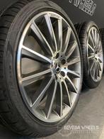 19” originele Mercedes C klasse W205 AMG velgen banden 5x112, Auto-onderdelen, Banden en Velgen, 19 inch, Gebruikt, Banden en Velgen