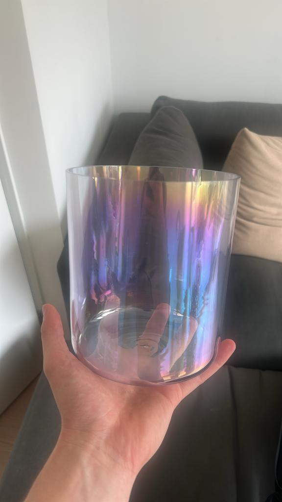 Alchemy Kristallen Klankschaal, Huis en Inrichting, Woonaccessoires | Vazen, Zo goed als nieuw, Overige kleuren, Minder dan 50 cm