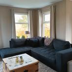 Hoekbank antraciet, Huis en Inrichting, Banken | Bankstellen, Ophalen, Gebruikt, Hoekbank, 200 tot 250 cm