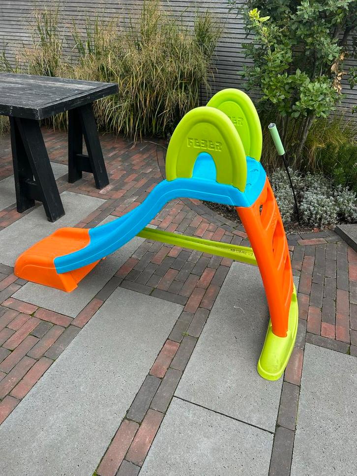 ZGAN Feber Glijbaan, Perfect voor de tuin!, Kinderen en Baby's, Speelgoed | Buiten | Speeltoestellen, Zo goed als nieuw, Glijbaan