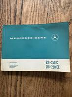 Mercedes Instructieboekje 230-250-250C-250CE 5-talig, Ophalen of Verzenden