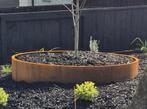 Cortenstaal ronde en organische plantenbakken, Tuin en Terras, Bloembakken en Plantenbakken, Ophalen, Zo goed als nieuw, Metaal