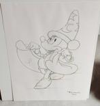 Mickey Mouse Fantasia 1940 lithografie 70x50 cm - Disney, Antiek en Kunst, Kunst | Litho's en Zeefdrukken, Ophalen of Verzenden