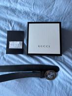 Gucci belt interlocking gg buckle, Ophalen of Verzenden, Zo goed als nieuw, Zwart, 95 tot 105 cm