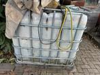 IBC Container 1000L - Wateropslag, Tuin en Terras, Ophalen, Kunststof, Gebruikt, Met kraantje