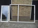 Kunststof kozijn met draaikiep, Ophalen, Kunststof, 150 tot 225 cm, Inclusief glas