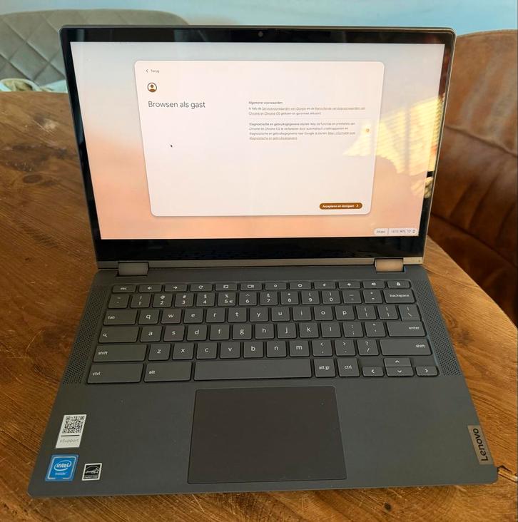 Lenovo IdeaPad Flex 5i Chromebook 13" - 2-in-1, Computers en Software, Chromebooks, Gebruikt, 13 inch, 4 GB of minder, 64 GB, Qwerty