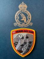 322 squadron patch 80 years (kleine versie), Verzamelen, Ophalen of Verzenden, Nieuw, Patch, Badge of Embleem