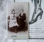 Carte de Visite - Meisje met haar broer in  mooie kleding, Verzenden, Foto, Zo goed als nieuw, Voor 1940