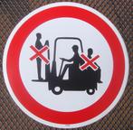 passagiers verboden op de heftruck / 20 cm € 1,00 op=op !, Ophalen of Verzenden, Nieuw, Materiaal