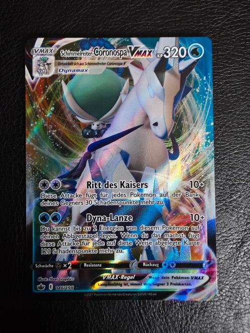 Ice rider calyrex Vmax #046 sword shield chilling reign, Hobby en Vrije tijd, Verzamelkaartspellen | Pokémon, Nieuw, Losse kaart