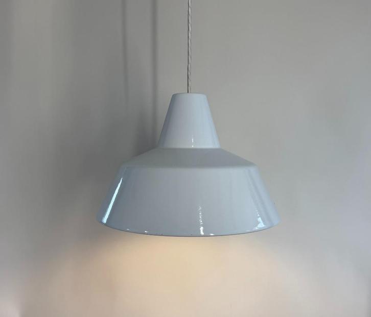 Louis Poulsen Fabriekslamp type 19540, Huis en Inrichting, Lampen | Hanglampen, Gebruikt, Minder dan 50 cm, Metaal, Ophalen of Verzenden