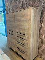 Halfhoge wandkast in lichte houtkleur – 125x150x45 cm, Ophalen, Info@vissermeubelen.nl, Nieuw, Maxfurn