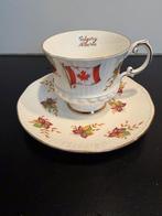 Mooie vintage Elizabethan Fine Bone Kop en Schotel, Antiek en Kunst, Antiek | Servies los, Ophalen of Verzenden