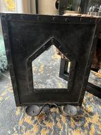 Gietijzeren waxinelichthouder. Brocante, Gebruikt, 25 tot 50 cm, Zwart, Ophalen of Verzenden