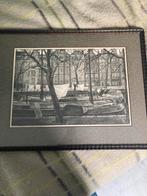 Leuke litho van dobbenburgh  1933  mooie lijst, Antiek en Kunst, Ophalen