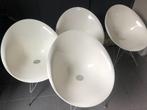 Vier stoelen Kartell Eros frame chroom te koop, Ophalen, Gebruikt, Wit, Vier