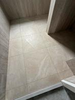 Travertin tegels 60x60, Ophalen, Zo goed als nieuw, Minder dan 5 m², Vloertegels