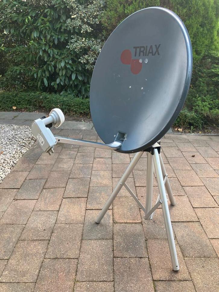 Triax Schotelantenne met LNB en Finder, Audio, Tv en Foto, Schotelantennes, Gebruikt, (Schotel)antenne, Overige merken, Ophalen