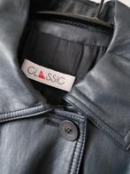 Leatherlook jas, Maat 38/40 (M), Blauw, Ophalen of Verzenden, Zo goed als nieuw