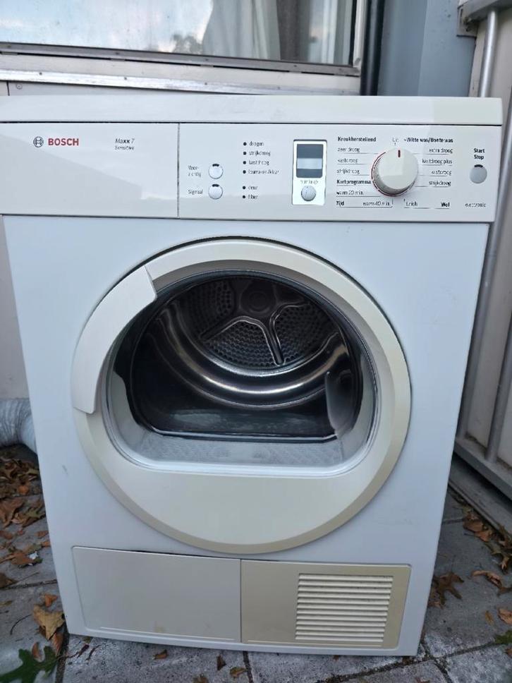 Bosch Wasdroger - Luchtafvoer werkt prima bezorgen  mogelijk, Witgoed en Apparatuur, Wasdrogers, Gebruikt, Luchtafvoer, Voorlader