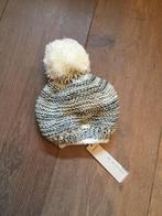 Nieuw+kaartje gebreide borg gevoerde muts; mt 49 cm; 2-4 jr, Nieuw, Ophalen of Verzenden, 104 of kleiner, Muts