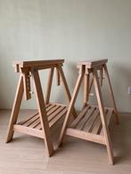 Te koop 2 Ikea Mittback schragen, Huis en Inrichting, Ophalen, In hoogte verstelbaar, Gebruikt