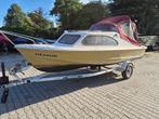 Orginele Shetland 535 met 10 pk 4-tact Honda, Watersport en Boten, Gebruikt, -, -, Polyester
