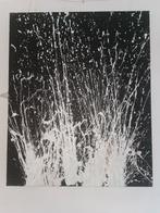 Super Koopje Rick Triest op doek, Ophalen