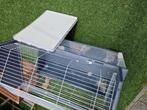 Konijnenkooi ferplast, met plateau, Dieren en Toebehoren, Ophalen, Kooi, Gebruikt, 60 tot 90 cm