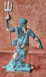 Antiek Grieks bronzen beeldje Poseidon, Ophalen of Verzenden, Brons