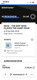 Tickets voor The boy who played the harp, Tickets en Kaartjes, Drie personen of meer, Overige soorten, Arrangement, Overige typen