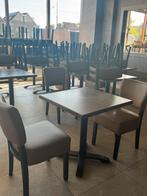 Te koop: Lisa Rome horeca stoelen – taupe (nieuwstaat), Ophalen, Zo goed als nieuw