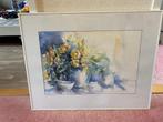 MOOI GROOT BLOEM SCHILDERIJ, Huis en Inrichting, Ophalen, Gebruikt, Schilderij, 75 tot 100 cm