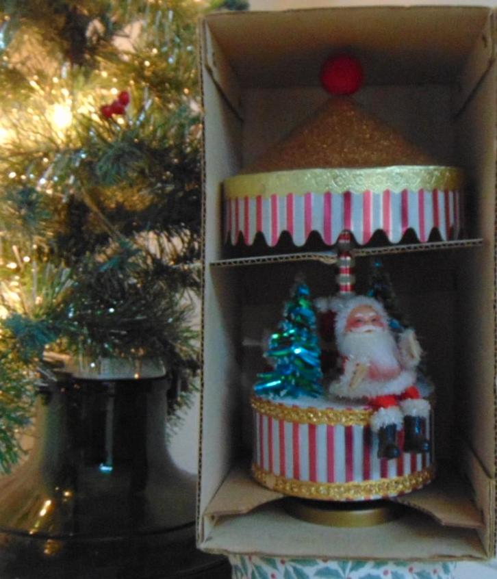 Antieken Kerst muziek carousel jaren 40/50 Japan, Diversen, Kerst, Gebruikt, Ophalen of Verzenden