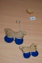 Houten vlinders type 1.         Materiaal: blank hout., Ophalen of Verzenden, Nieuw