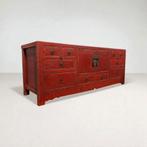 Chinees dressoir rood – tv-meubel 169 cm | FF Iets Anders, Ophalen of Verzenden, Zo goed als nieuw, 25 tot 50 cm, 150 tot 200 cm