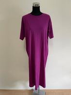 J118 - Paarse wijde jurk maat 44 met splitjes (1), Kleding | Dames, Jurken, Paars, Maat 42/44 (L), Ophalen of Verzenden, Zo goed als nieuw
