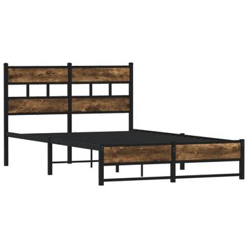 120 x 190 gerookt eiken bedframe beschikbaar voor biedingen