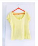 lichtgeel dames shirt /maat 36/38, Kleding | Dames, Geel, Ophalen of Verzenden, Zo goed als nieuw, Korte mouw