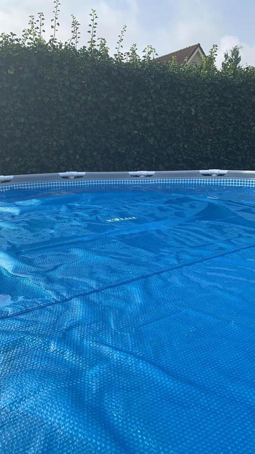 Intex zwembad met zoutpomp 457x122, Tuin en Terras, Zwembaden, Zo goed als nieuw, Opzetzwembad, 120 cm of meer, 400 cm of meer