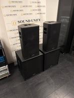 QSC HPR122i / HPR151W actieve geluidsset, Zo goed als nieuw, 120 watt of meer, Front, Rear of Stereo speakers, Ophalen