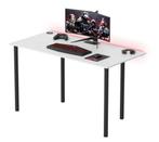 Gaming Bureau Saint - Zwart of wit - 132 x 65 cm, Quickly Services, Nieuw, Bureau, Info@quicklyservices.nl