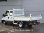Iveco Daily 35C14 Dubbel Cabine Kipper Dubbellucht 3,5t Trek, Auto's, Stof, Gebruikt, Euro 6, Iveco