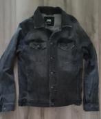 zwarte/ donker antraciet spijkerjas zo goed als nieuw Zara, Kleding | Heren, Zara, Maat 48/50 (M), Zwart, Ophalen of Verzenden