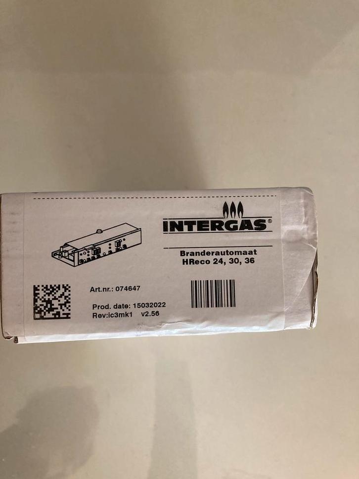 Intergas branderautomaat (nieuw), Doe-het-zelf en Verbouw, Verwarming en Radiatoren, Nieuw, Cv-ketel of Combi-ketel, Minder dan 30 cm